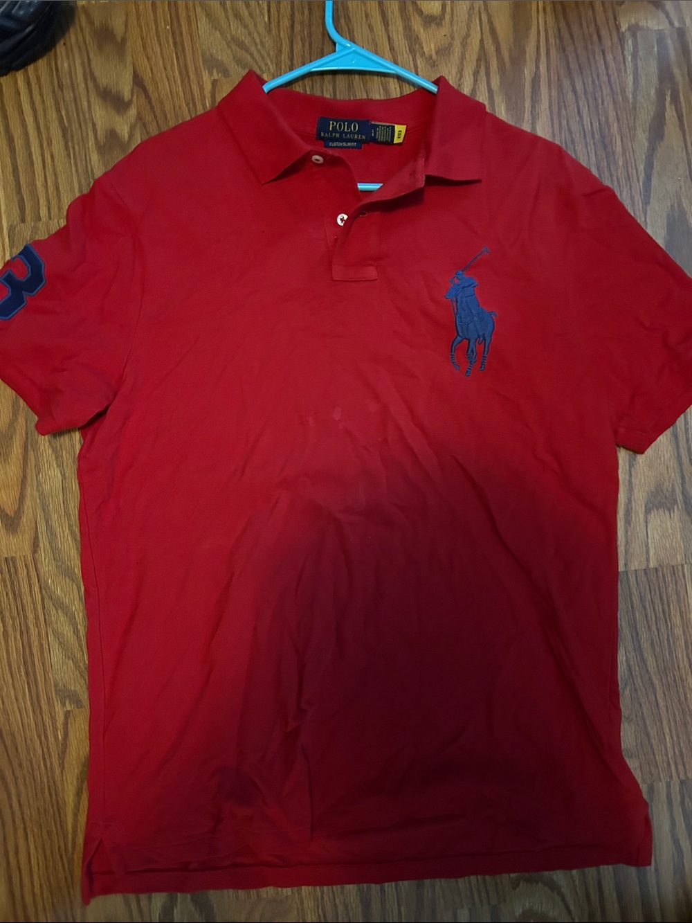 Polo by Ralph Lauren Red Polo with Navy Pony